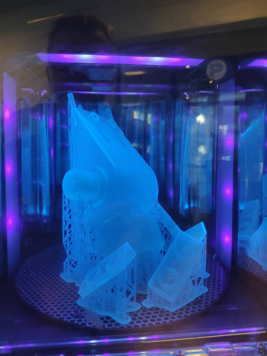 3d print Cleaning and subsequent hardening 3d print Cleaning and subsequent hardening
