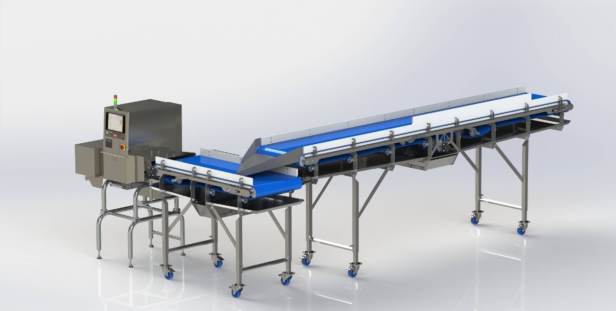 Conveyor with X-ray Conveyor with X-ray control unit